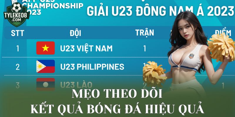 Mẹo theo dõi kết quả bóng đá hiệu quả